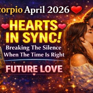 Scorpio April 2026 ❤ HEARTS IN SYNC! Breaking The Silence When The Time Is Right FUTURE LOVE #tarot
