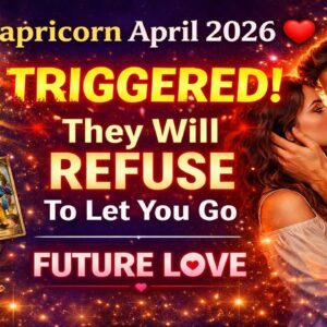 Capricorn April 2026 ❤ TRIGGERED! They Will Refuse To Let Your Go FUTURE LOVE #Capricorn