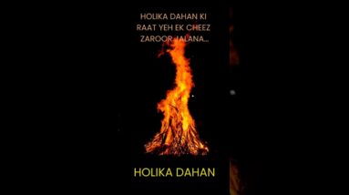 Holi Dahan mai dale yeh jarure #holi #holikadahan #holivlog #holicolours