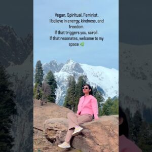 My YouTube family 🥰 Thanks for always supporting me @lisasimmi #travel #kashmir #snowmountain #luv