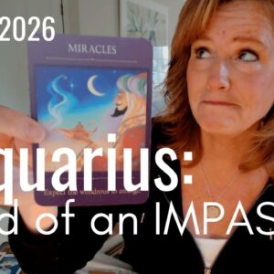 AQUARIUS : Past Life LESSON Brings A BREAK In An IMPASSE | April 2026 Zodiac Tarot Reading