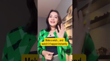 Make a wish… and watch it happen instantly ✨💫 @lisasimmi #wish #wishfulfillment #success #goals