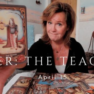 Your Daily Tarot Reading : Enter THE TEACHER | Spiritual Path Guidance