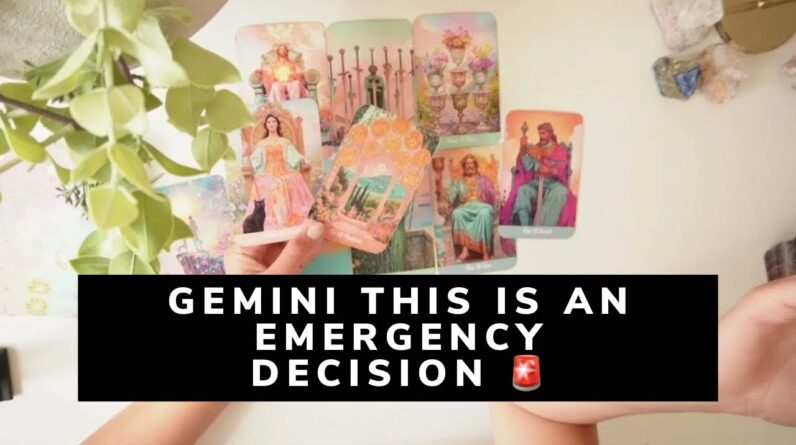 GEMINI 🚨 EMERGENCY! A FINAL DECISION MUST BE MADE 🆘‼️June 2026 Tarot Reading 1 GEMINI 🚨 EMERGENCY! A FINAL DECISION MUST BE MADE 🆘‼️June 2026 Tarot Reading