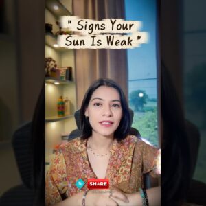 Check if your SUN is weak and how you will make it strong #dailywellness #tarotreading #astrology