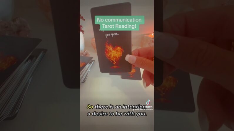 No contact tarot reading. This is what they want to tell you! 1 No contact tarot reading. This is what they want to tell you!