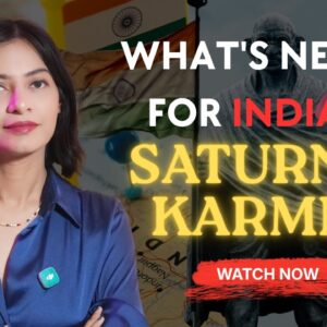 What's Next for India? | Saturn's Karmic Message + Tarot Reading | Next 3 Months for India