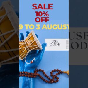 Use code and get 10% discount till 3rd August #sawan #mahadev #sawansomwar