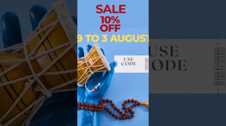 Use code and get 10% discount till 3rd August #sawan #mahadev #sawansomwar