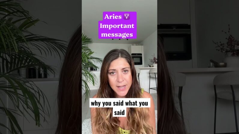 ARIES ♈️ Important messages for you! #aries #ariestarot #shortstarot