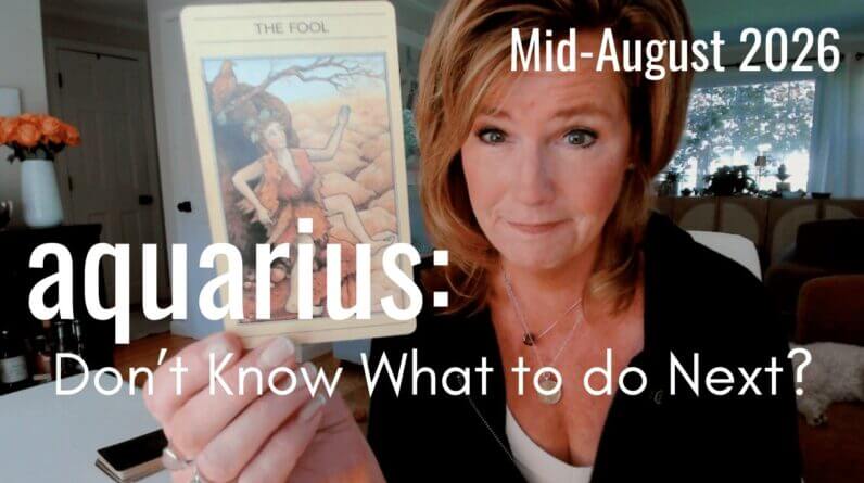 AQUARIUS Mid August 2026 : This Reading Is For You If You Don't Know What To Do NEXT 1 AQUARIUS Mid August 2026 : This Reading Is For You If You Don't Know What To Do NEXT