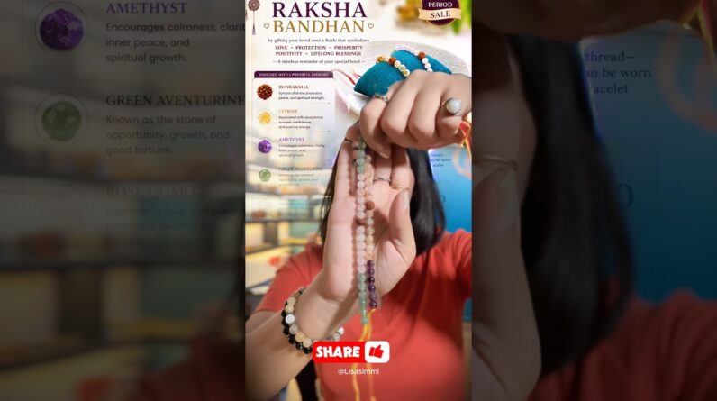 Benefits of crystal Rakhi 🌟what they are luck to wear - Use code rakhi10 for 10% off on rakhi 1 Benefits of crystal Rakhi 🌟what they are luck to wear - Use code rakhi10 for 10% off on rakhi