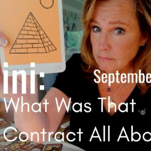 GEMINI September 2026 : What Was That Soul Contract All About?