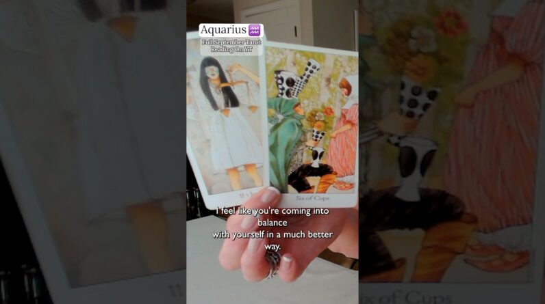 AQUARIUS September 2026 : This Move Is Bringing In A LOT OF JOY #shorts #tarot