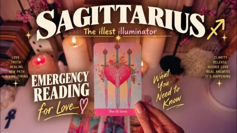 SAGITTARIUS 🚨🆘THIS IS AN EMERGENCY READING FOR LOVE ‼️ 1 SAGITTARIUS 🚨🆘THIS IS AN EMERGENCY READING FOR LOVE ‼️
