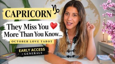 CAPRICORN ❤️ Nostalgic Flashbacks & Regret: They Miss You More Than You Know! Love October Tarot