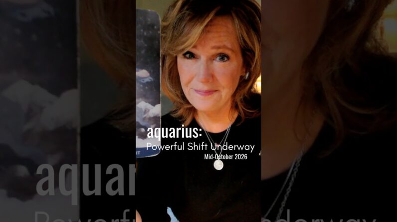 Aquarius Mid October 2026 : POWERFUL Change Of Direction #shorts #tarot 1 Aquarius Mid October 2026 : POWERFUL Change Of Direction #shorts #tarot