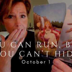Daily Tarot for the Collective : You Can Run But You Can't Hide