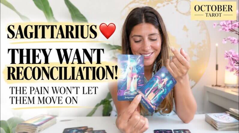 SAGITTARIUS  ❤️ The Lingering Pain Won't Leave Them Alone: They Want Reconciliation! October Tarot