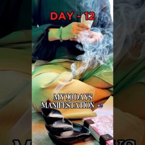 DAY 12/90 🔮 My Intention, My Action | 90-Day Manifestation Challenge #90dayschallenge  #navratri
