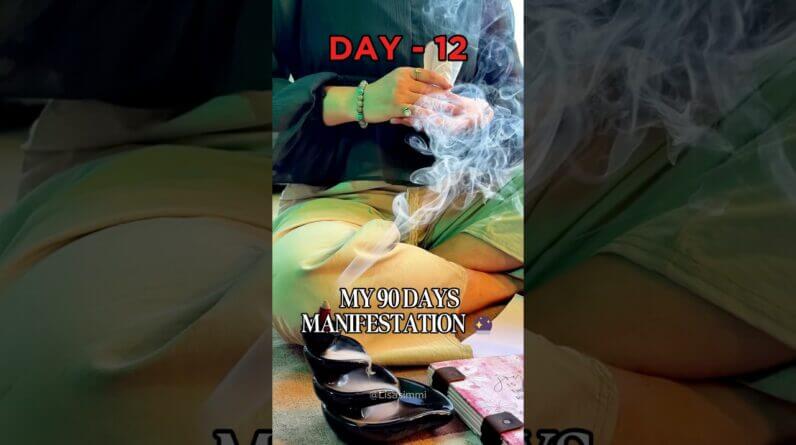 DAY 12/90 🔮 My Intention, My Action | 90-Day Manifestation Challenge #90dayschallenge  #navratri